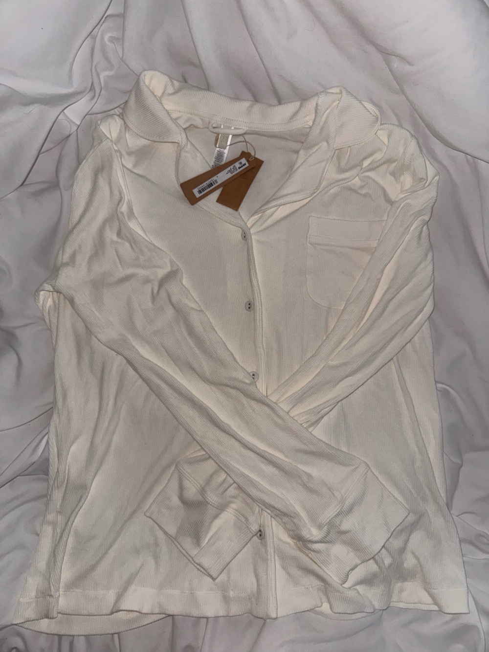 Skims Pajama Set long sleeve NWT